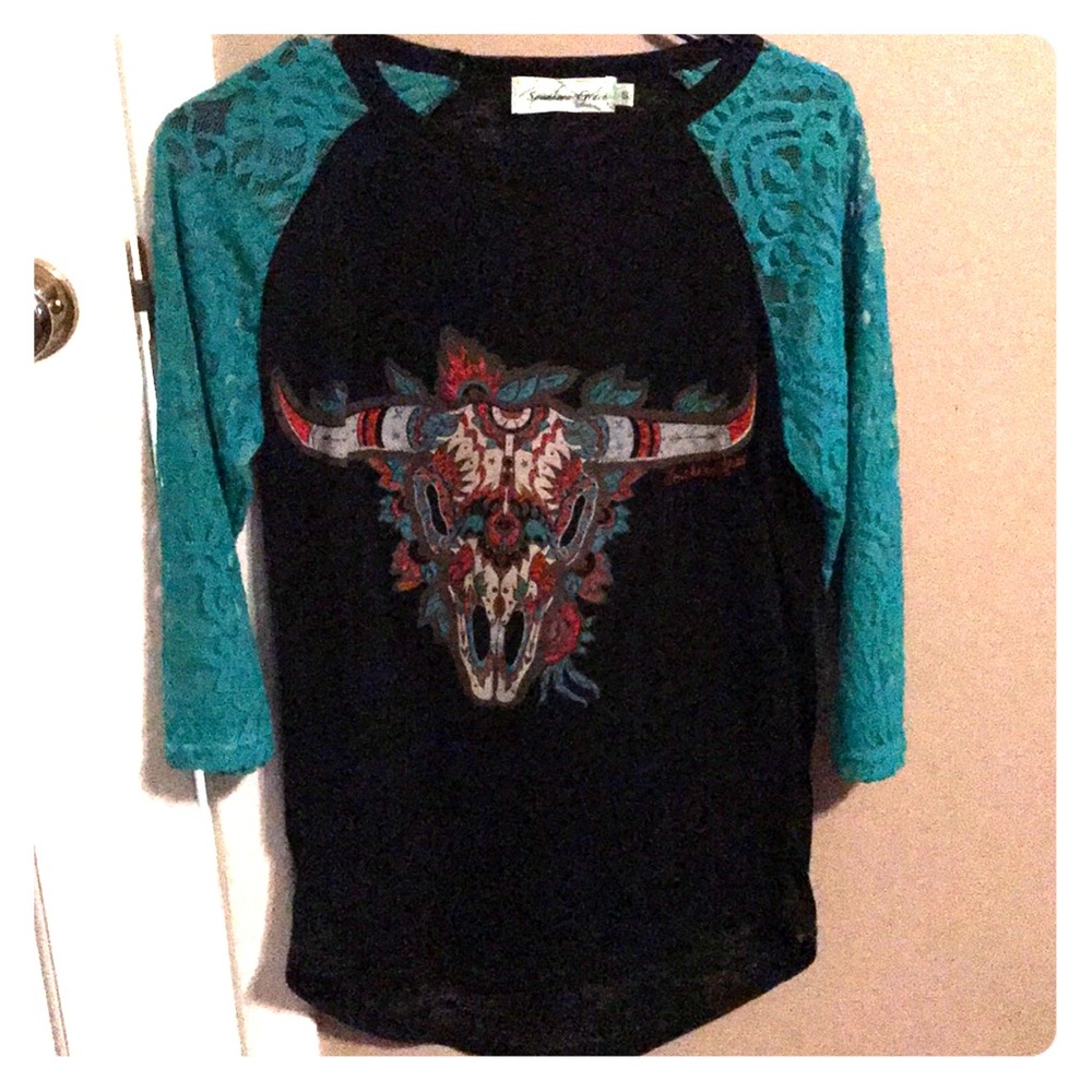 Longhorn western shirt